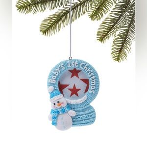 🩵🤍🩵NWT Holiday Lane Baby’s First Christmas Photo Ornament